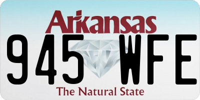 AR license plate 945WFE