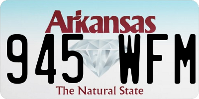 AR license plate 945WFM