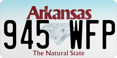 AR license plate 945WFP
