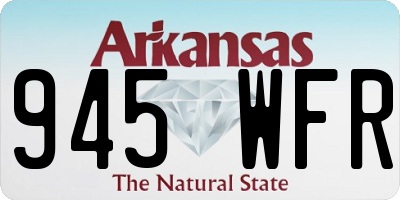 AR license plate 945WFR