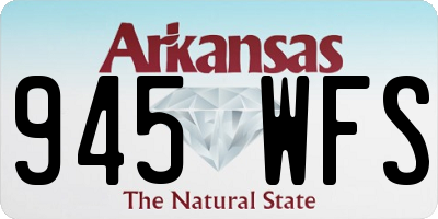 AR license plate 945WFS
