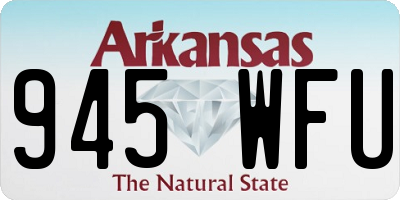 AR license plate 945WFU