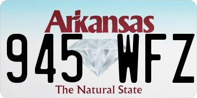 AR license plate 945WFZ