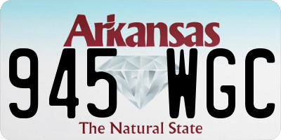 AR license plate 945WGC