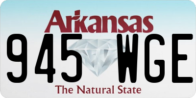 AR license plate 945WGE