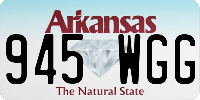 AR license plate 945WGG