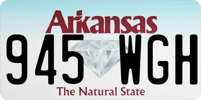 AR license plate 945WGH