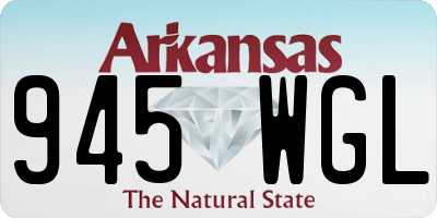 AR license plate 945WGL