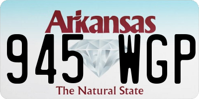 AR license plate 945WGP