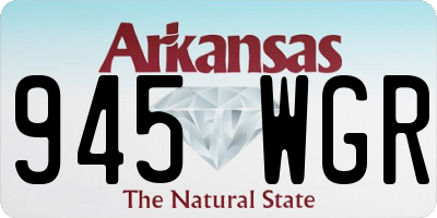 AR license plate 945WGR