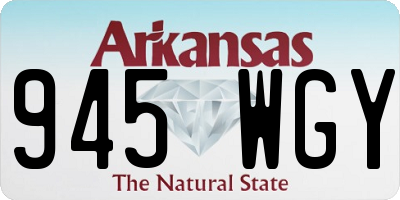 AR license plate 945WGY