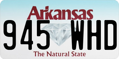 AR license plate 945WHD