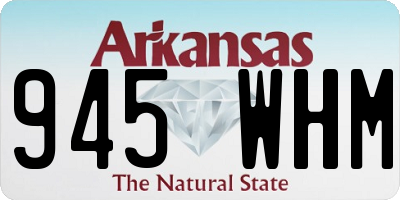 AR license plate 945WHM