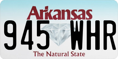 AR license plate 945WHR