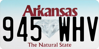 AR license plate 945WHV