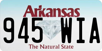 AR license plate 945WIA