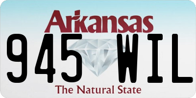 AR license plate 945WIL
