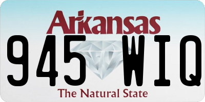 AR license plate 945WIQ