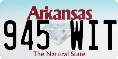AR license plate 945WIT