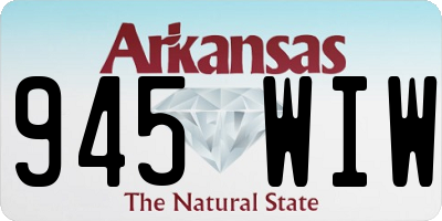 AR license plate 945WIW