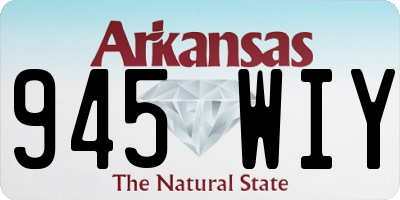 AR license plate 945WIY