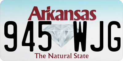 AR license plate 945WJG