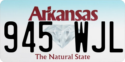 AR license plate 945WJL