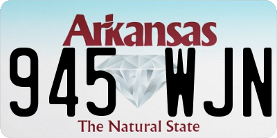 AR license plate 945WJN