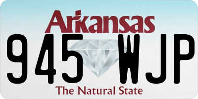 AR license plate 945WJP