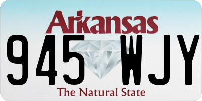 AR license plate 945WJY