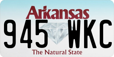 AR license plate 945WKC