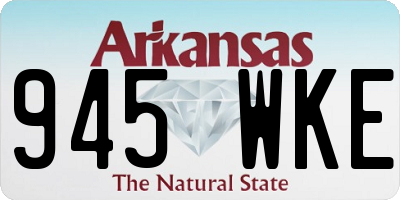 AR license plate 945WKE