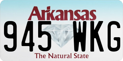 AR license plate 945WKG