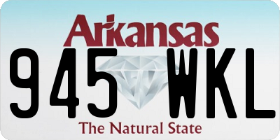 AR license plate 945WKL