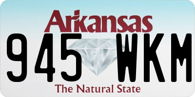 AR license plate 945WKM