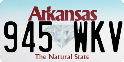AR license plate 945WKV