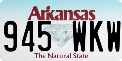 AR license plate 945WKW