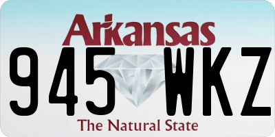 AR license plate 945WKZ