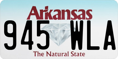 AR license plate 945WLA