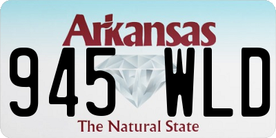 AR license plate 945WLD