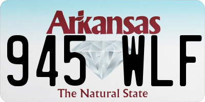AR license plate 945WLF