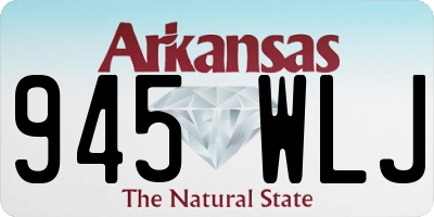 AR license plate 945WLJ