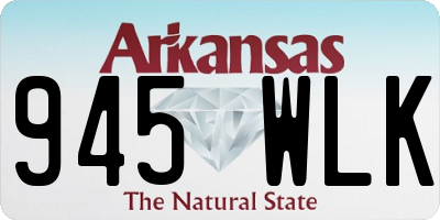 AR license plate 945WLK