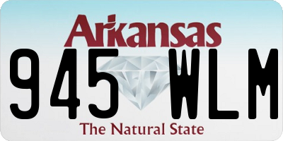 AR license plate 945WLM