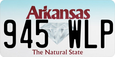 AR license plate 945WLP