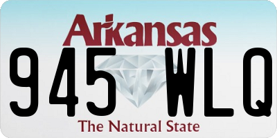 AR license plate 945WLQ
