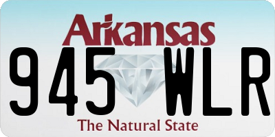 AR license plate 945WLR