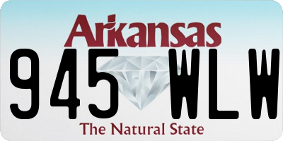 AR license plate 945WLW