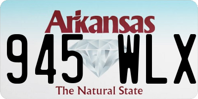 AR license plate 945WLX