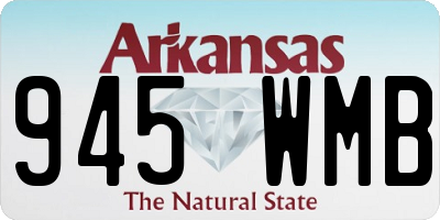 AR license plate 945WMB